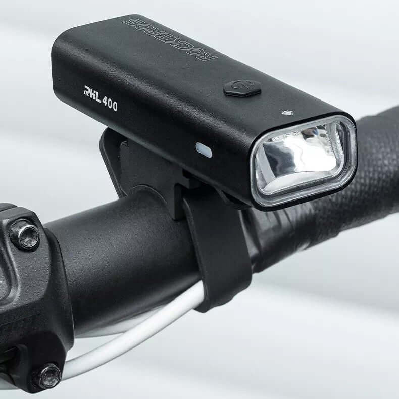 Bike Front Light Bicycle 400 Lumens Handlebar Lamp Headlight Aluminum Waterproof
