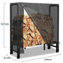 244x61x107cm Firewood Rack Cover 2