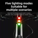 Bicycle Smart Brake Taillight Saddle Light