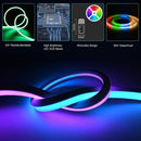 24V Dynamic Bluetooth Neon Rope Lights 5M Waterproof RGBIC