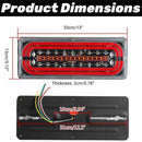 24V LED Tail Lights Trailer Lights 4