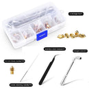 25PCS MK8 3D Printer Extruder Brass Nozzles for Creality