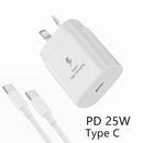 25W Type USB C PD Fast Charger and Charging Cable 2