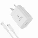 25W Type USB C PD Fast Charger and Charging Cable 1