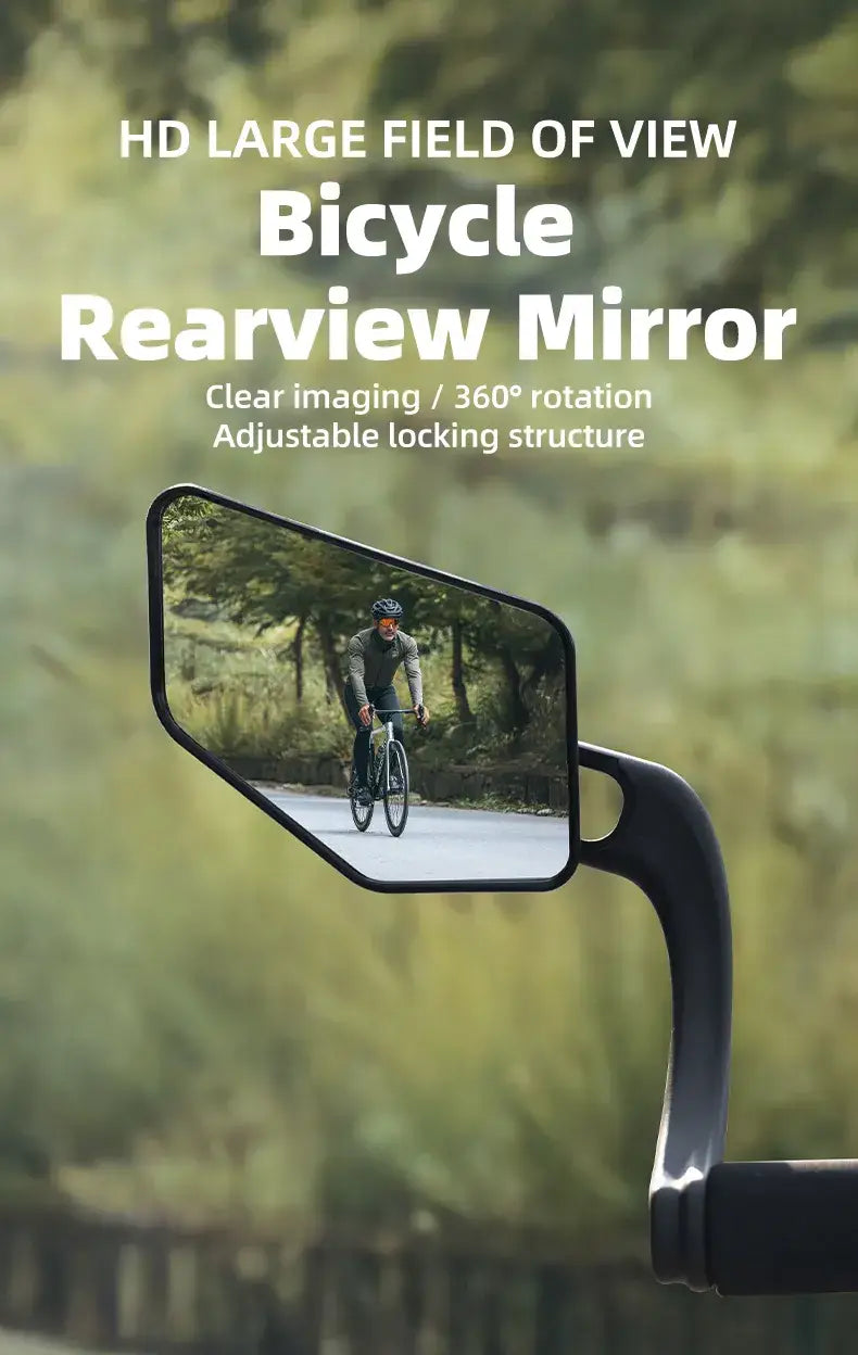 Bicycle Handlebar end Rearview HD Mirror Adjustable-1 Pair