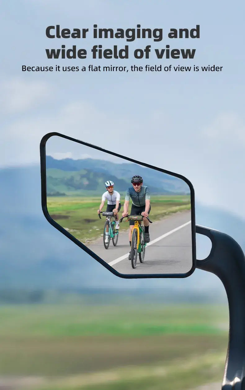 Bicycle Handlebar end Rearview HD Mirror Adjustable-1 Pair