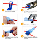 260PCS T-Tap Electrical Wire Crimp Terminals Quick Splice