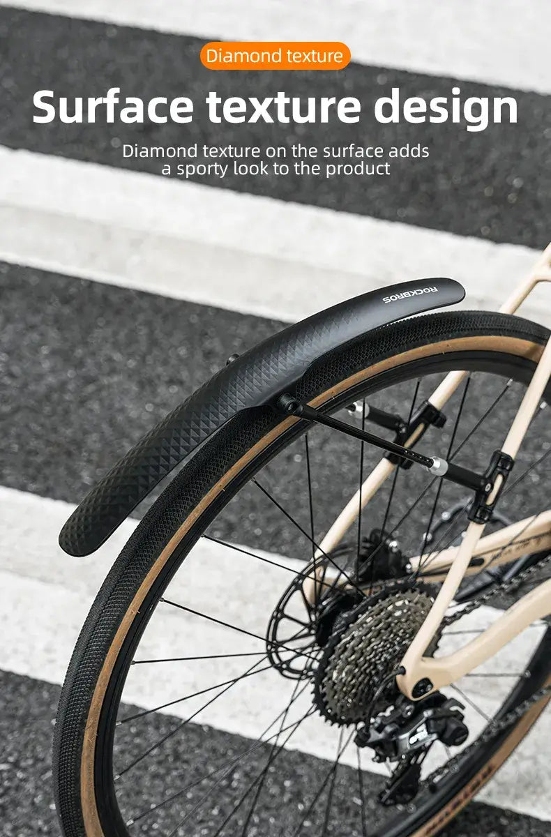 700C Road Bike Front Rear Mudguard Bicycle Fender Adjustable