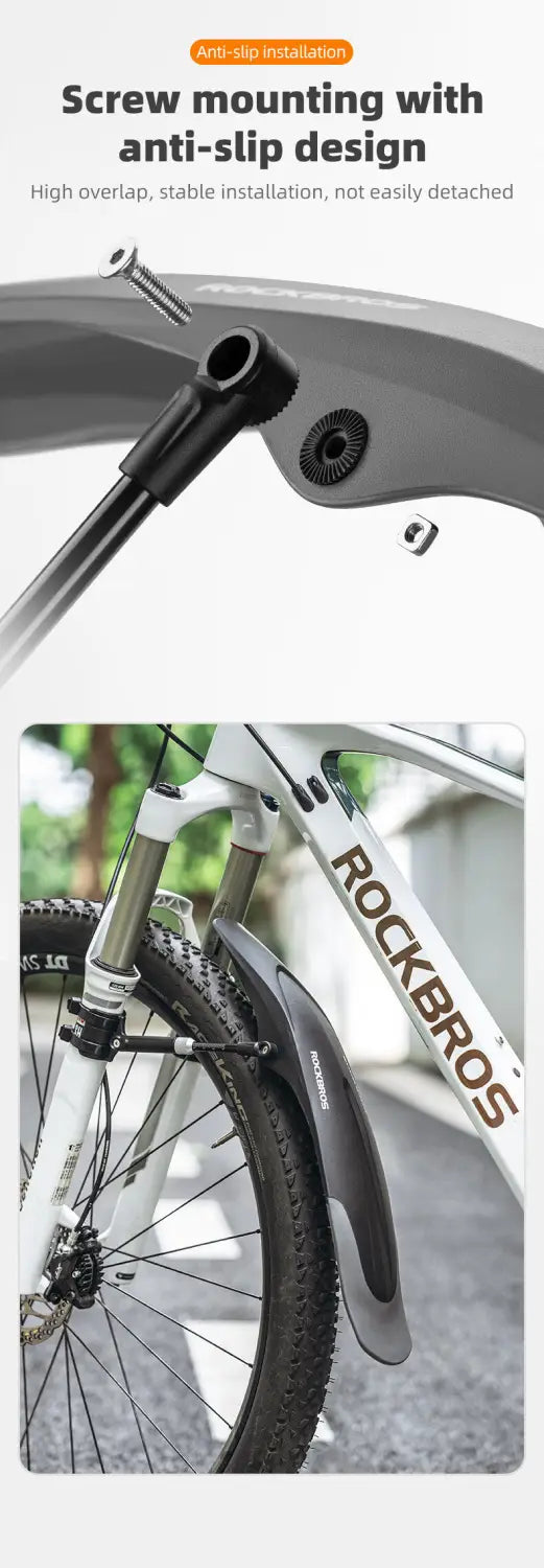 Bicycle Mudguard Front Rear Fender for Mountain Bike 26’’