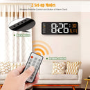 Digital Wall Clock Large