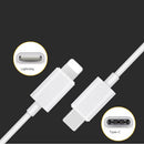 2M 27W PD QC Fast Charging Lightning To USB Type C Cable