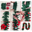 2PACK Christmas Fireplace Wreath 4
