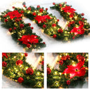 2PACK Christmas Fireplace Wreath 3