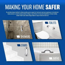 2Pcs Bathroom Grab Bars Shower Handles 4