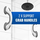2Pcs Bathroom Grab Bars Shower Handles 6