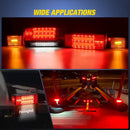 2PCS LED Trailer Lights Kit for 12V Trailer Boat Camper RV