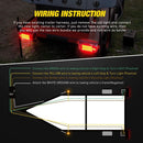 2PCS LED Trailer Lights Kit for 12V Trailer Boat Camper RV