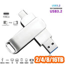 2TB - 16TB USB 3.2 Waterproof Flash Drive