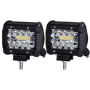 2x 4inch CREE LED Work Light Bar Spot Flood OffRoad Driving