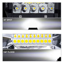 2x 4inch CREE LED Work Light Bar Spot Flood OffRoad Driving