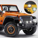 2X 5inch LED Work Driving Light Bar Flood Beam Offroad Boat