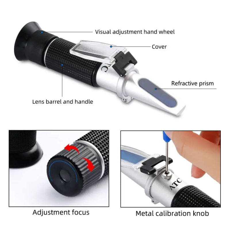 Refractometer Honey (3 in 1) Tools & Kits (multipurpose)