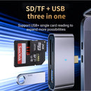 3-in-1 USB OTG SD Card Reader | USB USB-C & Micro USB