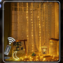 300 LED Curtain String Fairy Light Christmas Light 3
