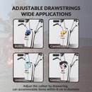 Bike Scooter Front Handlebar Bicycle Water Bottle Bag 1.5L - White