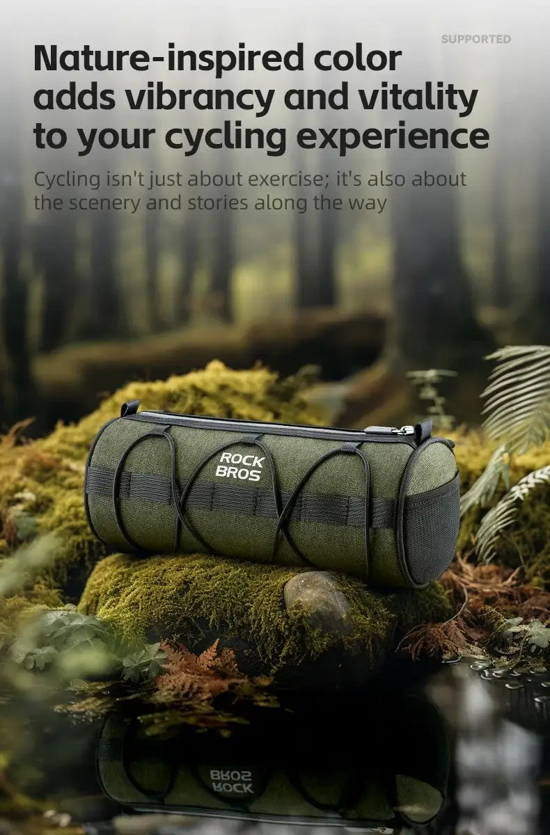 Bicycle Front Handlebar Cylinder Bike Storage Bag 2L