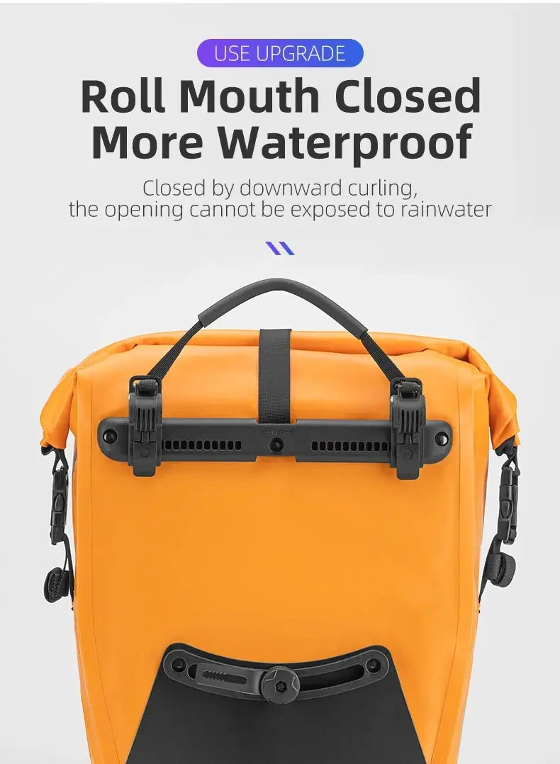 Waterproof Bike Rear Rack Carrier Trunk Travel Pannier Bag