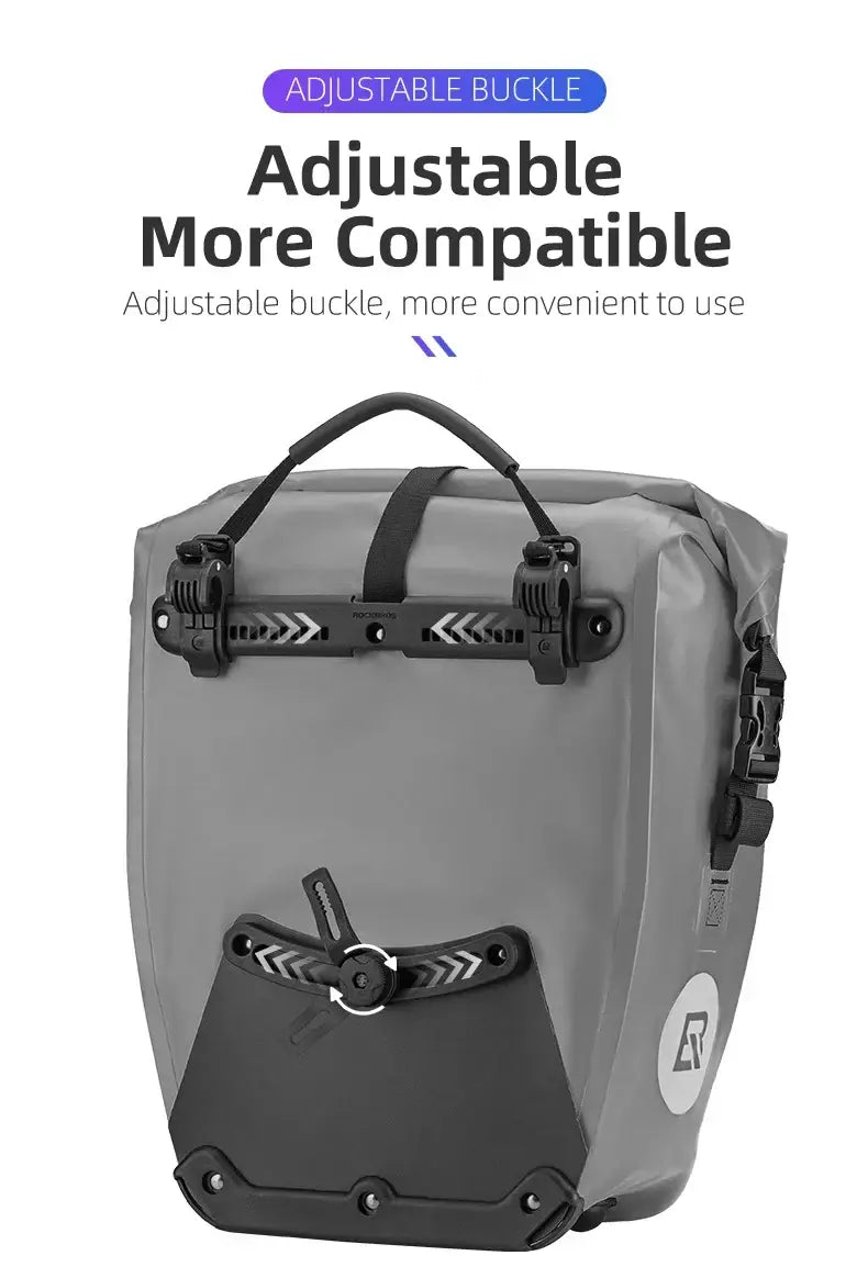 Waterproof Bike Rear Rack Carrier Trunk Travel Pannier Bag
