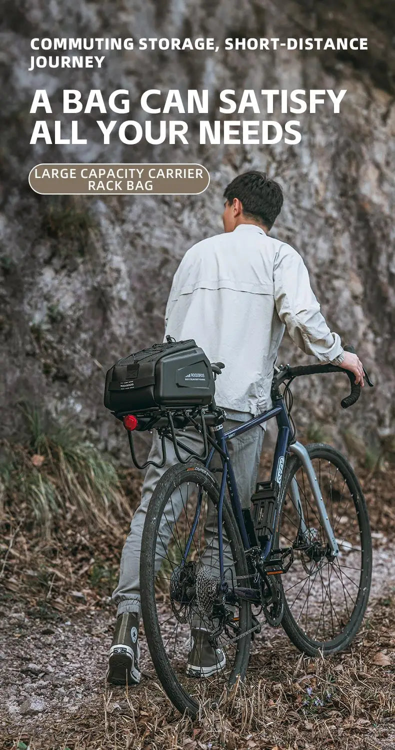 Cycling Bicycle Rack Pannier Rear Seat Trunk Bag 9L