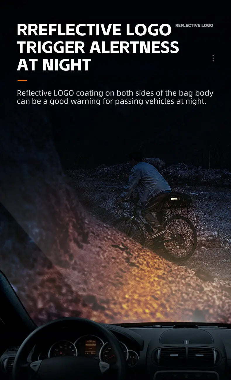 Cycling Bicycle Rack Pannier Rear Seat Trunk Bag 9L