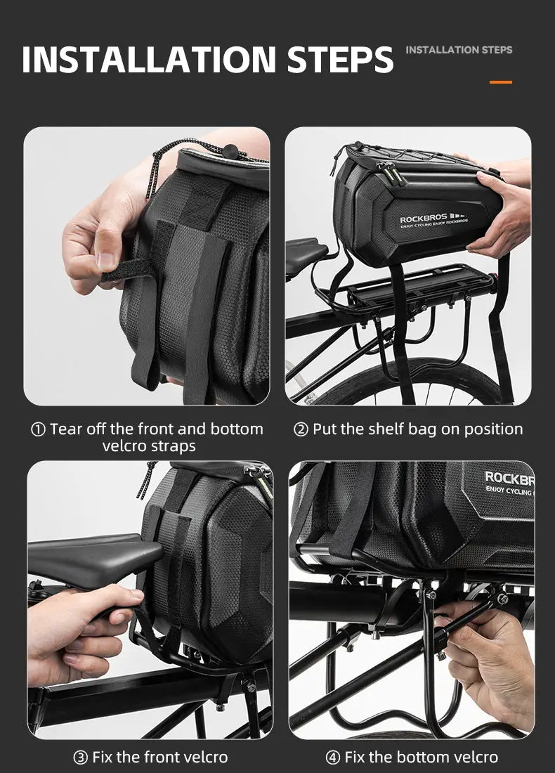 Cycling Bicycle Rack Pannier Rear Seat Trunk Bag 9L