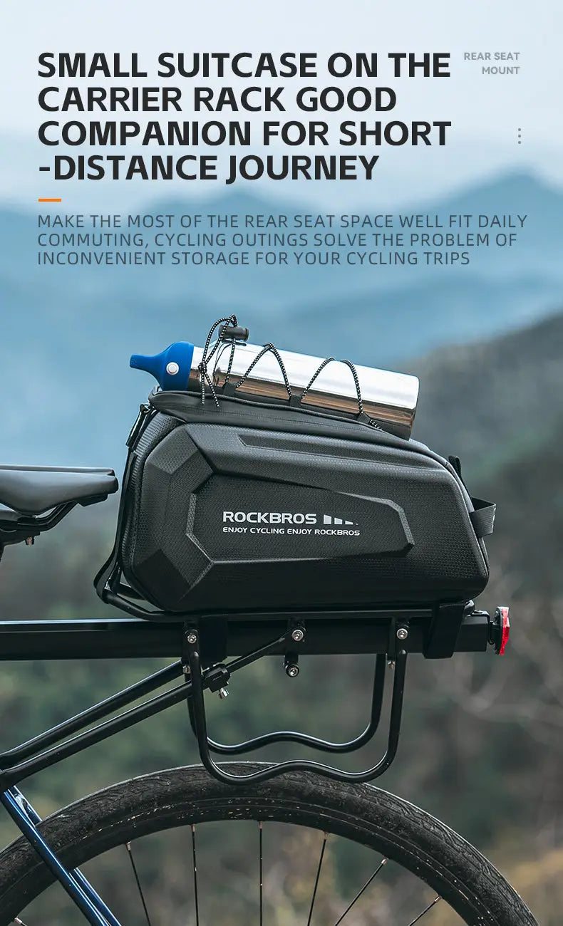 Cycling Bicycle Rack Pannier Rear Seat Trunk Bag 9L