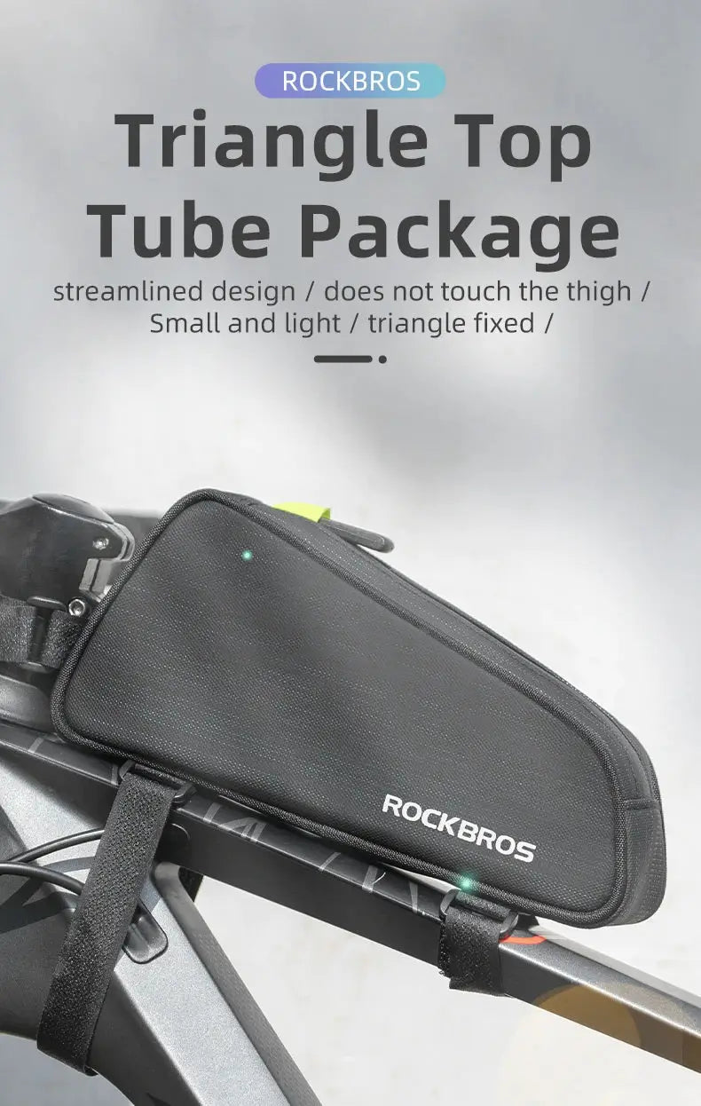 Cycling Bicycle Front Top Tube Bag Frame Bag 1L For MTB