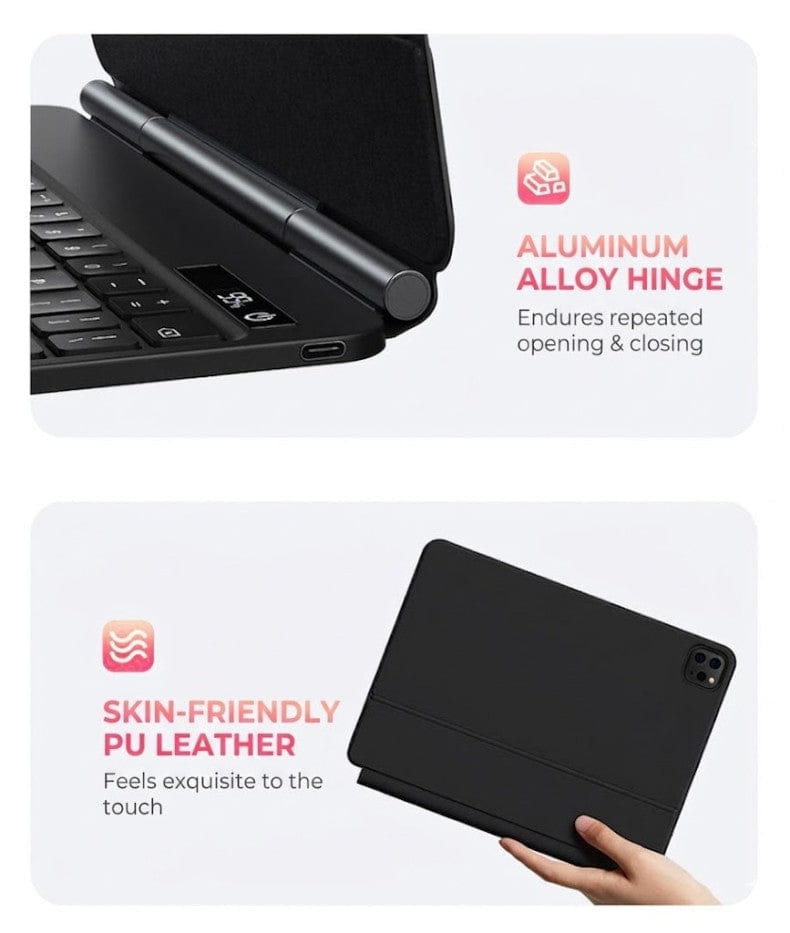 Smart Bluetooth keyboard for iPad Pro 12.9 inch 2018 to 2022
