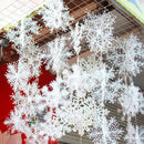 30PCS 11cm White Snowflakes Decorations Christmas Tree