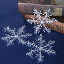 30PCS 11cm White Snowflakes Decorations Christmas Tree
