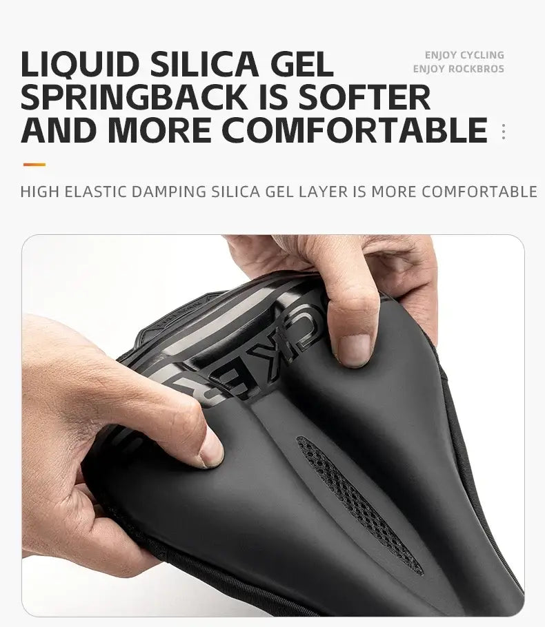 Bicycle Saddle Cover Seat Cushion Soft Gel