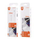 3A Fast & Safe Charge Cable w/ 2M & 3M 1