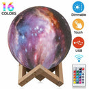 3D USB LED Magical Moon Night Light Moonlight 6