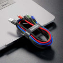 4 in 1 USB to 2x Type-C 1x Lightning 1x Micro USB Charging