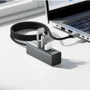 4-Port USB 2.0 Hub – Aluminum Alloy USB-A Expansion Hub