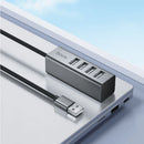 4-Port USB 2.0 Hub – Aluminum Alloy USB-A Expansion Hub