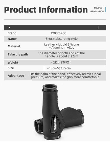 Cycling Handlebar MTB Bicycle Grips Bike Ergonomics Grips