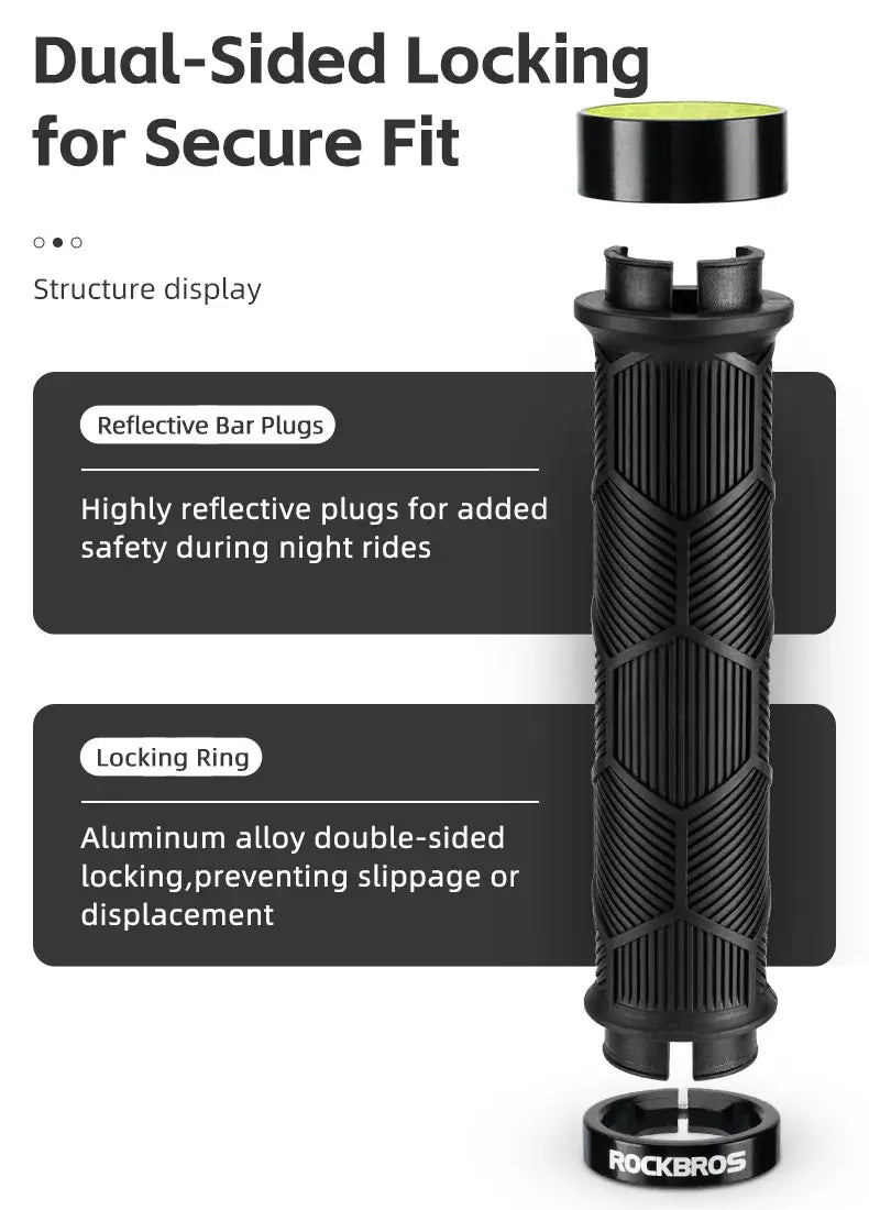 Bike Handlebar Grips Non-Slip Bicycle Handle Cover Anti-skid