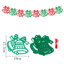 40PCS Merry Christmas Banner Decorations Bunting Sign 7