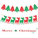 40PCS Merry Christmas Banner Decorations Bunting Sign 6